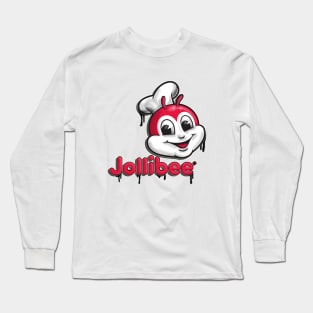 Jollibee graffiti style - Philippines design Long Sleeve T-Shirt